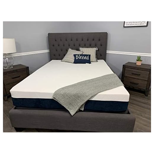 Made in The USA 10" Graphite Infused Memory Foam Mattress Sleeps Cooler (Camper RV Queen - 60x75)