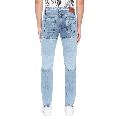 Image of Being Human Blue Jogger Fit Men's Denims Clothing