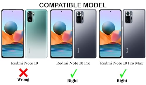 Image of Jkobi Back Cover Case for Xiaomi Mi Redmi Note 10 Pro | 10 Pro Max (Matte Finish with Inside Fiber Cloth |Black)
