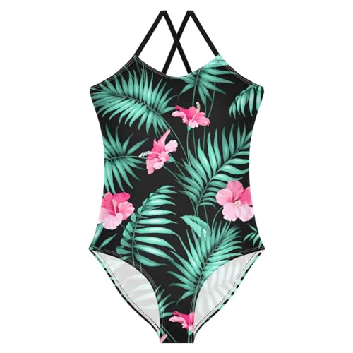 Image of CaTaKu Girls Swimsuits One Piece Bathing Suits Toddler Summer Beach Swimsuits Girls Swimwear 2-8 Years