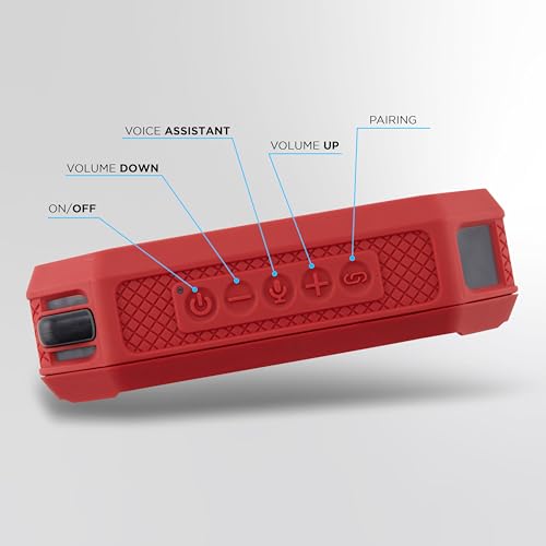 Image of Altec Lansing Portable Bluetooth Speaker HYDRAMINI 2.0, IP67 Waterproof, Portable Speaker, 12h Playtime, Wireless Pairing, USB-C Quick Charge, Magnetic Bluetooth, Voice Assistant Integration