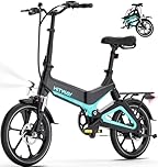 HITWAY E Bike, Klapprad E-Fahrrad 16 Zoll, 36V/7,8 Ah Akku Elektrofahrrad, 250W Motor 25 km/h, Reichweite 35-70km, Urbane Faltbares E-Bike Pedelec für Erwachsene & Jugend