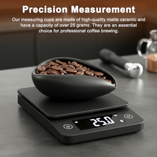 Set 2 Pzas Tazas Medidoras de Cerámica para Café miniatura 6