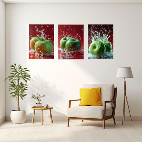 Tableau chambre adulte et cuisine theme eau de fruit moderne