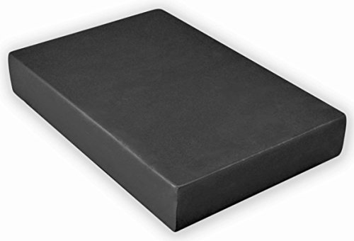 YogaAccessories 2'' Foam Yoga Brick - Black