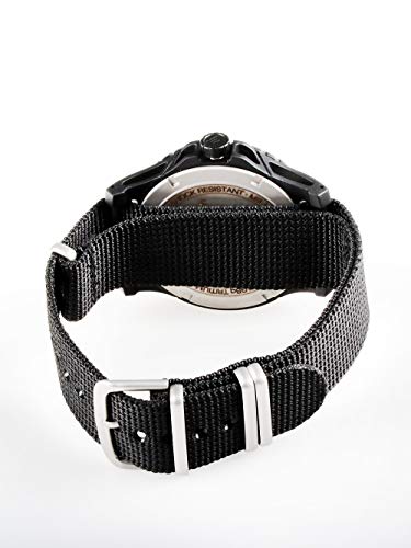 Traser Tactical Adventure P66 Type 6 MIL-G Men's Watch Stainless Steel and Textile in Black 45 mm, Water Resistance: 20 Bar, 100269