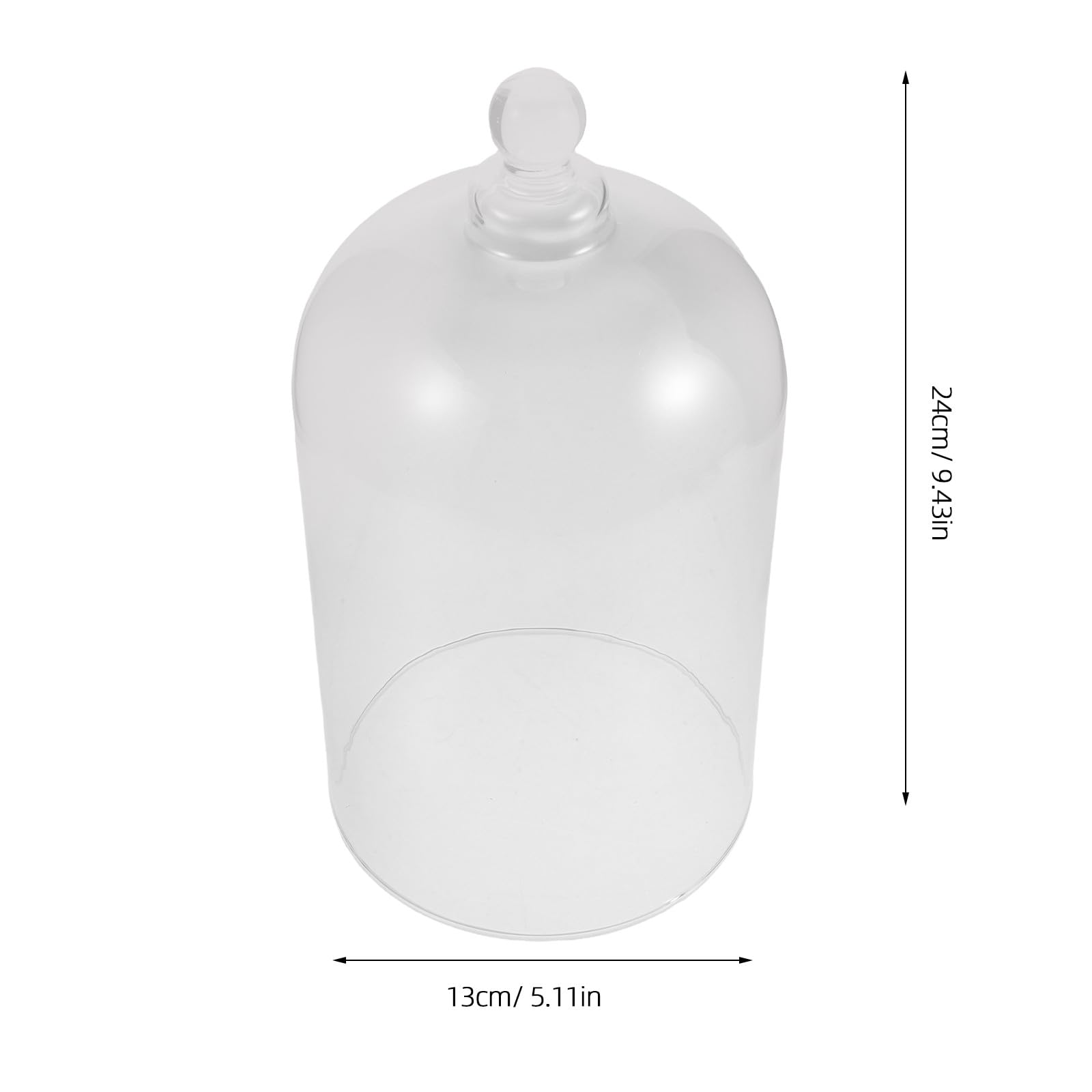 SHOWERORO Cúpula de Cristal para Masa Madre: Campana calentadora para Masa Madre para fermentación - Tarros de fermentación Tapa térmica Transparente Accesorio de Cocina para Hornear — view 2