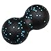 Healifty Hard Peanut Massage Ball Double Lacrosse Massage Ball Deep Tissue Massage Roller Mobility Ball for Physical