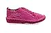 Produktbild Agilis Barcelona Huebra Damenschuhe, perforiert, italienisches Leder, Schnürung aus Bambus, Espedrille mit Memory-Innensohle, Rot (Magenta), 38 EU
