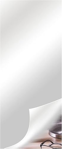 TSYFM Hojas de espejo autoadhesivas, 19.7 x 59 pulgadas, láminas de espejo acrílicas flexibles para pared, azulejos de espejo resistentes a los