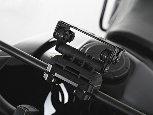 SW-MOTECH GPS.00.646.10500/B GPS Mount para Crossbar R 10/12 mm, Negro, Talla Unica Cover