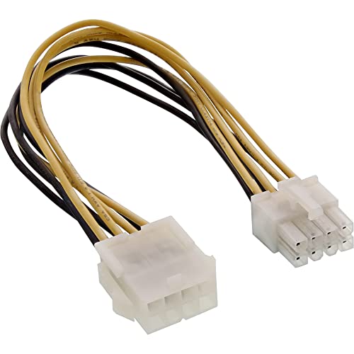 InLine 26631 Rallonge d'alimentation interne vers carte mère 8 broches mâle/femelle 0,2 m