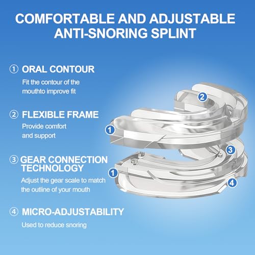 Anti Schnarch Schnarchstopper,Anti Snoring Schnarchschiene,Benutzt für Reduziert Zahnschiene Knirschen-Effektiv Snoring Stopper gegen schnarchen Mehrzweck Schnarchen Verhindern für Männer und Frauen
