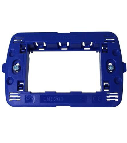 SET COMPLETO 3 POSTI PRESA DA MURO NERO ARGENTO