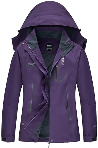 DCmount veste imperméable femme coupe vent veste de pluie à