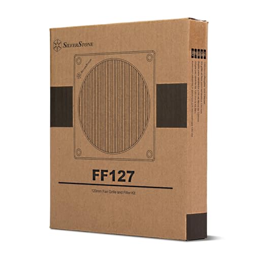 Image of Silverstone Technology - FF127 200C / 394F Rated 120mm Magnetic Fan Grille and Filter Kit - SST-FF127B