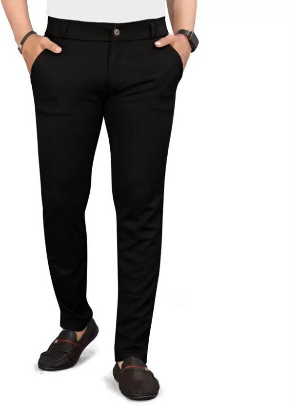 Image of Vanits Men's Slim Fit Casual Trousers Pack of 1