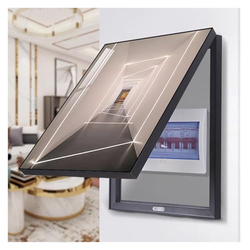 Panneaux muraux rabattables peignables 35x45 cm cache-compteur