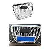 Front Rippen Grill Für Audi A6 S6 2008-2009 2010 2011 Für RS6 Style Car Front Stoßstange Grill ABS Grill