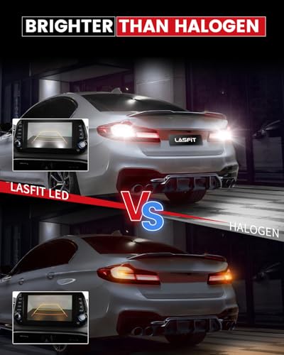 LASFIT 7443 7440 LED Bulbs Reverse Backup Light, 7444 7444na White T20 Daytime Running DRL Parking Lamp L-7440 W21W WY21W 6000K for Automotive Replacement, Plug and Play, Pack of 2 - Image 3