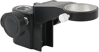 XuuSHA Acessórios de microscópio digital portátil com 50 mm de diâmetro e suporte de microscópio estéreo ajustável, acessórios de engrenagem de microscópio, acessórios de microscópio para braço articulado