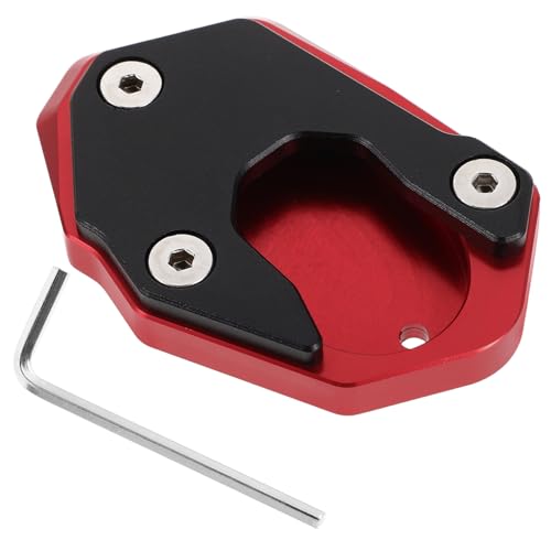 Support béquille latérale moto avec base large anti-enfoncement universelle