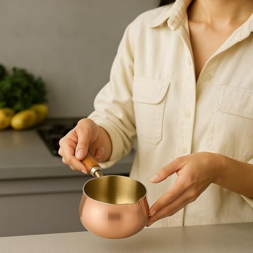 Image of Crega All-in-One Baking & Kitchen Tools, Durable Stainless Steel Utensils, Measuring Cups, Wooden, Gold Cutlery, Cooking Ladles, Protein Scoop Accessory & Mini Kitchen Cooking & Baking