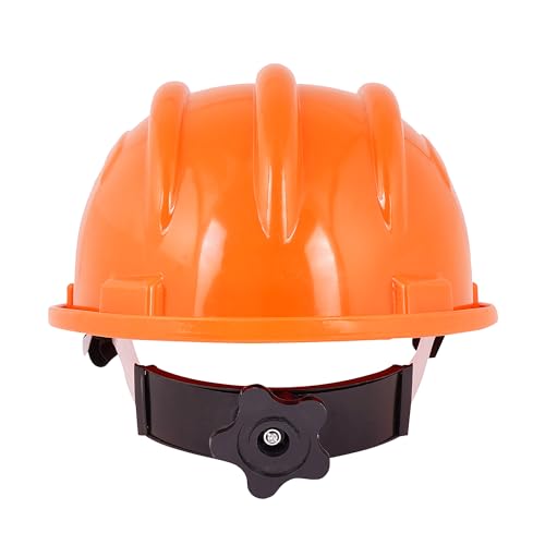 Image of Aktion AK H12 ORG Safety Helmets Rachet Type, IS 2925:1984 Color: Orange, Pack of 10