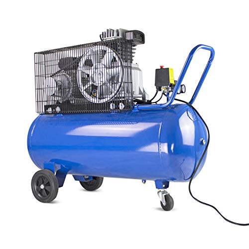 Hyundai 100 Litre Air Compressor, 2.2kw / 3hp, Electric & Portable Compressor, 14cfm / 145psi, Twin Cylinder, Belt Drive, Wheeled with 2 Year Warranty 6 Hyundai 100 Litre Air Compressor, 2.2kw / 3hp, Electric & Portable Compressor, 14cfm / 145psi, Twin Cylinder, Belt Drive, Wheeled with 2 Year Warranty - Image 6