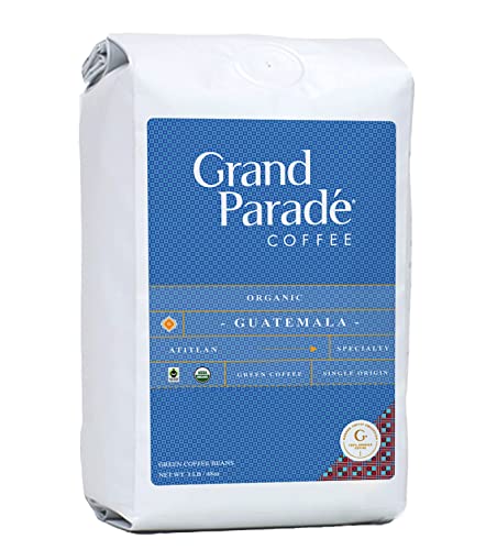 Grand Parade Coffee, 3 Lb Unroasted Green Coffee Beans - Organic Guatemala Atitlan Single Origin - Specialty Grade 1 Arabica - Fair Trade