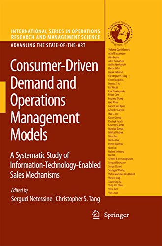 Consumer-Driven Demand and Operations Managemen... 1489983694 Book Cover