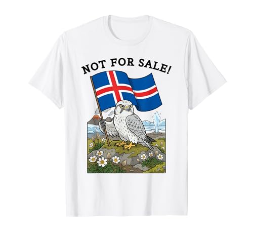 Islandia no está a la Venta Bandera de Islandia Camiseta