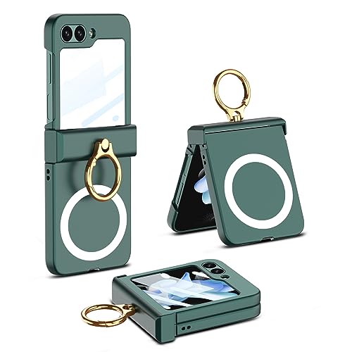 Coque Samsung Z Flip 5 antichoc anti-chute Magsafe verte