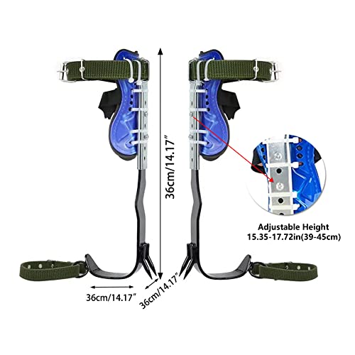 Djempps Tree Climbing Spikes Set, Adjustable Tree Climbing Spike 2 Gears And Non-Slip Pedal, Tree Climbing Spikes Tool For Climbing Trees, Picking Fruit, Outdoor #TOP3
