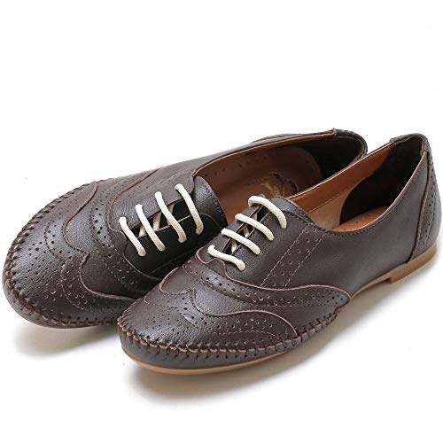 Oxford em Couro Legítimo 15360 QQ Casual Chocolate 36