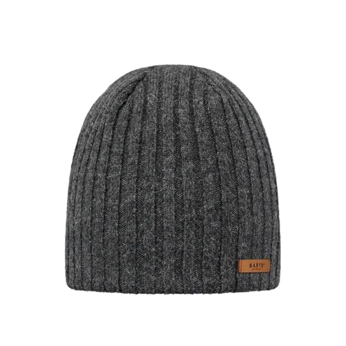 Barts Haakon Beanie bonnet homme noir en maille douce