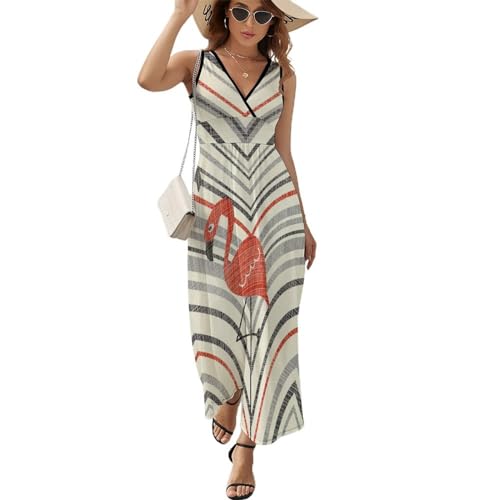 Robe longue d'été légère sans manches pour rester au frais avec style