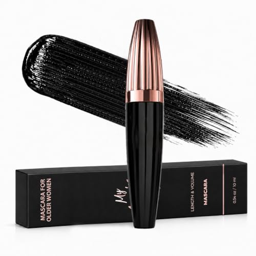 Image of Mascara For Older Women 60 Plus, My Amazing Lashes Mascara black, Volume and Length, Natural Lengthening and Thick, Smudge-Proof,No Clumping, Instantly Create The Look of Lash Extensions, (1PCS)