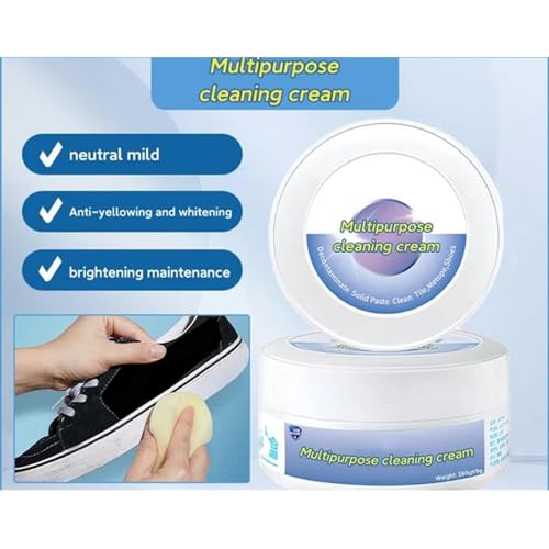 Crema para eliminar manchas | Limpiador multifuncional para eliminar manchas e iluminador para zapatos, crema multifuncional para eliminar manchas para cuero, tela, tapicería y más, A, Refer to - imagen 4