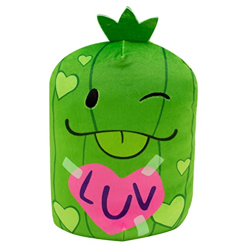 Cats vs Pickles - Jumbo - Luv Pickle - Peluches Rellenos de Frijoles súper Suaves y esponjosos de 8 Pulgadas para niños, niños y niñas Cover