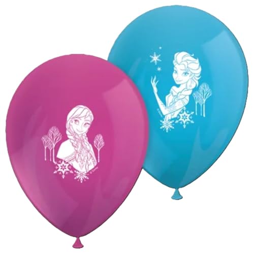 Lot de 8 ballons « La Reine des Neiges 2 » comme décoration pour anniversaire d'enfant et fête à thème | 85 cm de circonférence | Ballons Disney Ballons...