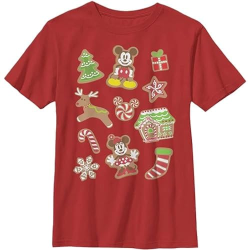 T-shirt Disney Gingerbread Mouses idéal pour les repas de famille en hiver taille XS