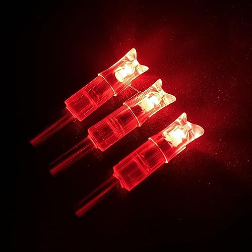 image for KEAUP 6PCS Lighted Nocks for Crossbow .300/7.62mm Inside Diameter Ligh