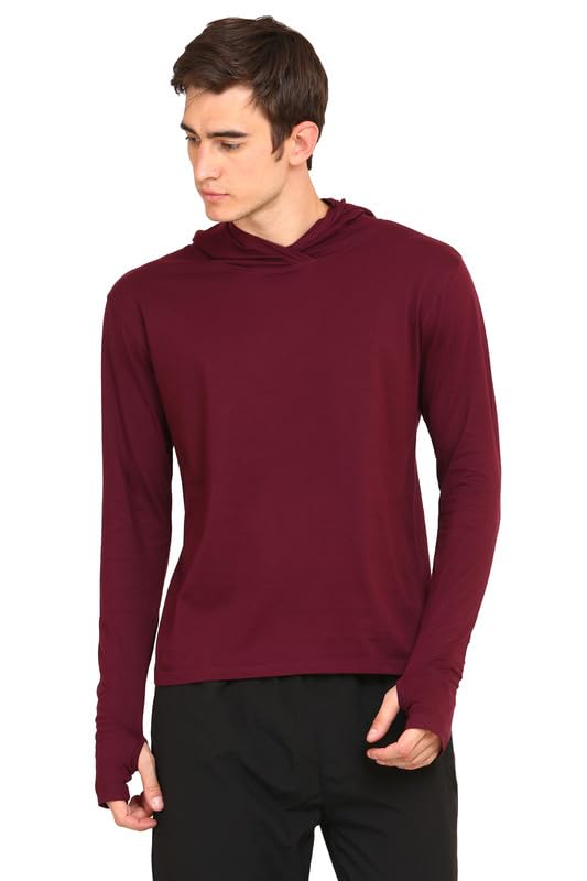 Ap'pulse Men's Long Sleeve Thumbopen Hoodie