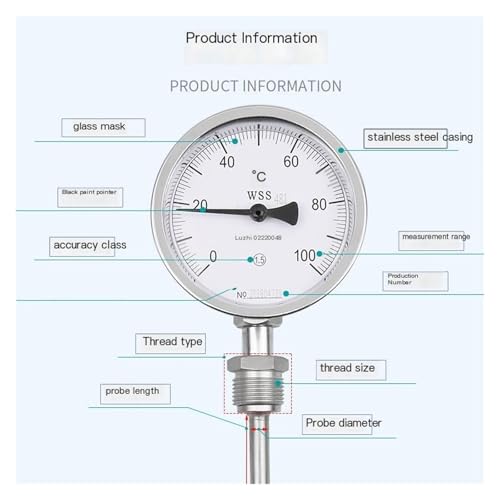 Thermomètre WSS-481BF orientable pour lecture difficile 100°C - 2