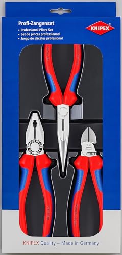 Knipex Montage-Paket, 3-teilig, 160 bis 200 mm, Grundausstattung...