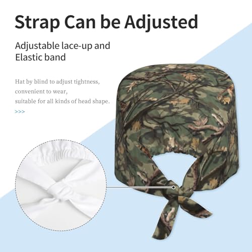 Image of Unisex Adjustable Surgical Sweatband - Elastic Bandage Cap - Scrub Caps for Nurse Working Cap