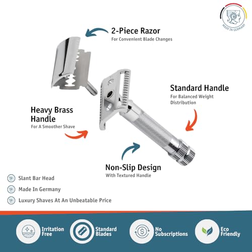 Image of MERKUR Slant Bar MK-37C, Double Edge Safety Razor