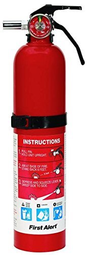 FIRST ALERT IUYEHDUH HOME1 ABC 2.5 Pound Rechargeable Fire Extinguisher-HOME1-1-A:10-B:C-10-Year Warranty 2 Pack