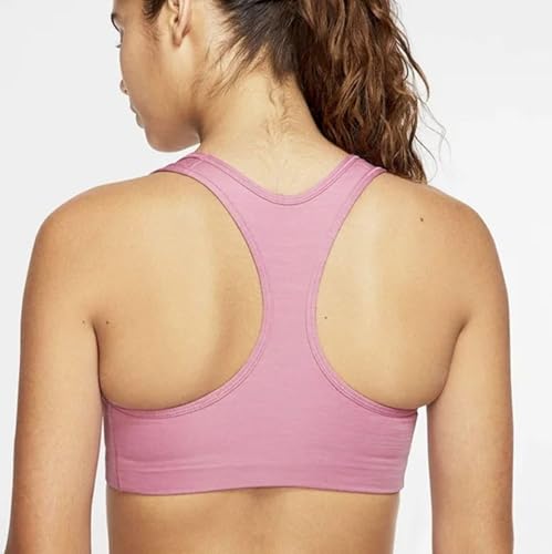 Image of Nike Polyester Womens Swoosh Bra Non PAD Bra L Women Training